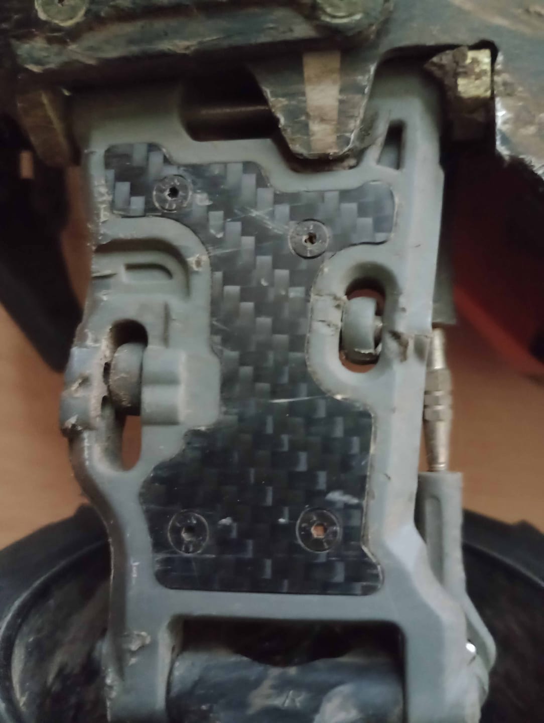Customer photo review of Carbon Fiber Plate For Suspension Arm For SBK10 RC Buggy