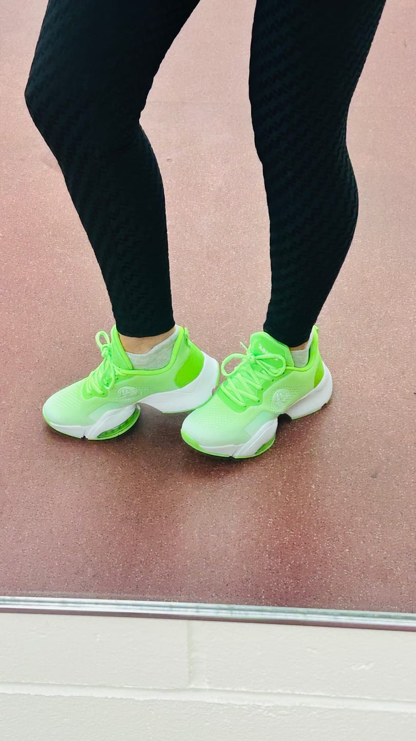 Customer photo review of Zumba Air Stomp Lite - Green