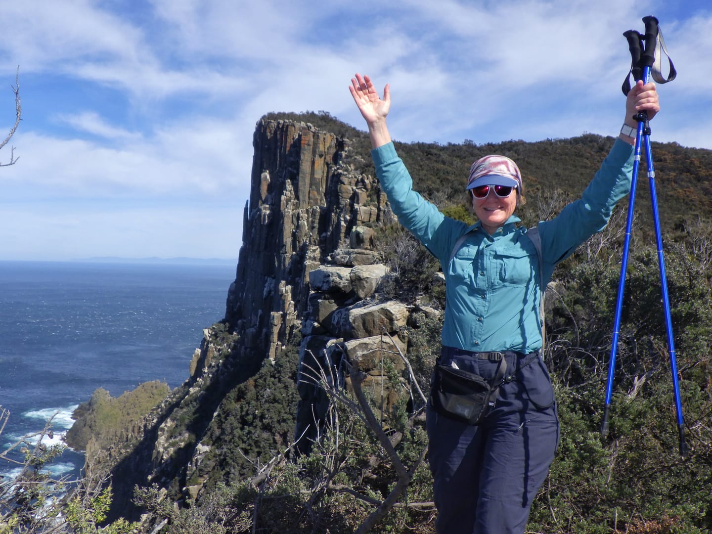Customer photo review of HikeSense Collapsible Trekking Pole