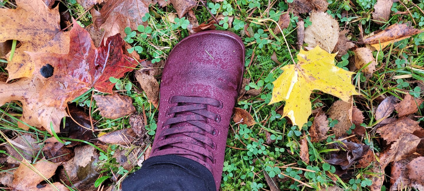 Customer photo review of Vaistoa Tunto 2 | Felt Barefoot Sneakers