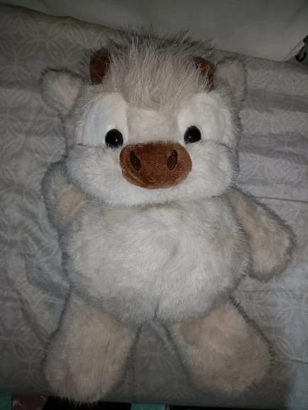 Customer photo review of MooDash BoopJoy – La vaquita de peluche que corre