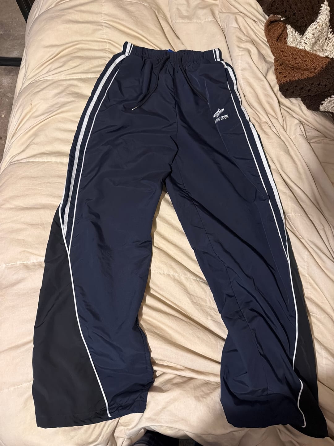 Customer photo review of Aelfric Eden Contrast Side Baggy Track Pants