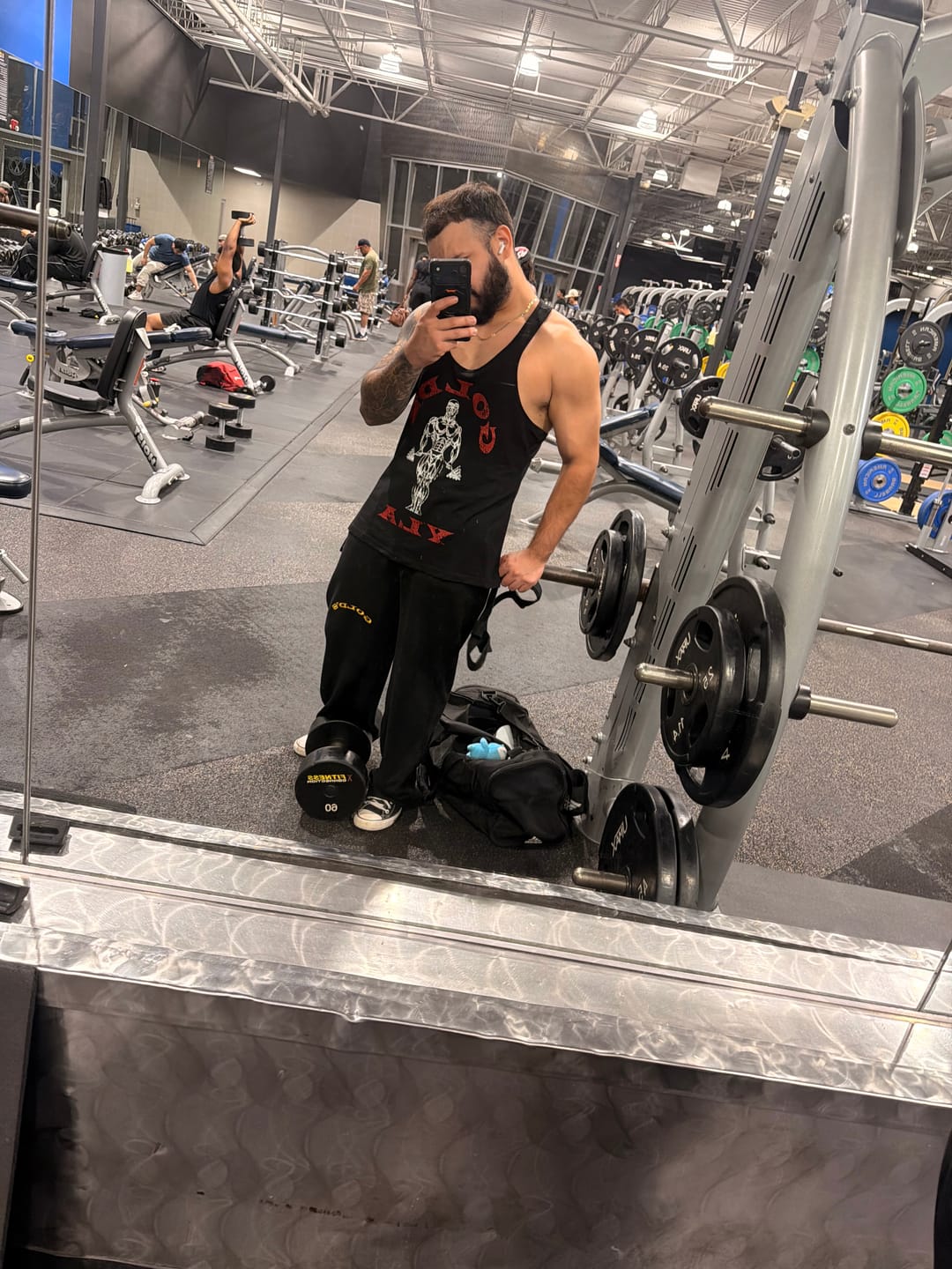 Customer photo review of 3003 - Gold's Iron Legacy Icon Stringers