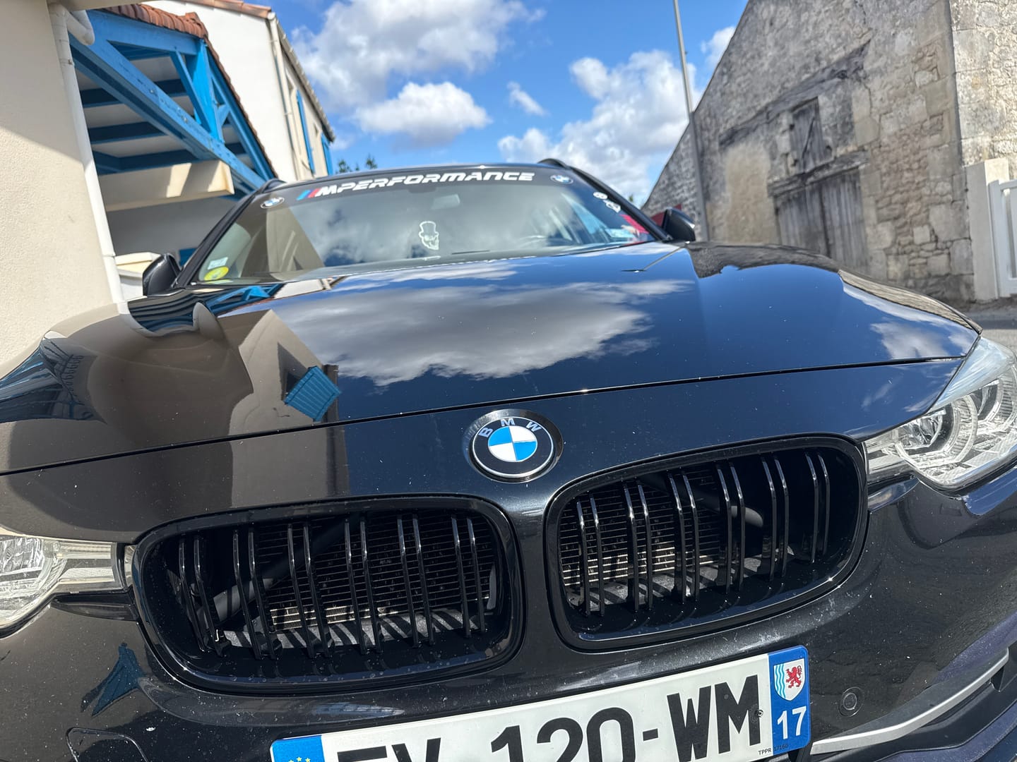 Customer photo review of BMW 3 Series Gloss Black Double Slat Front Grills F30 F31 F35 (2011-2019)