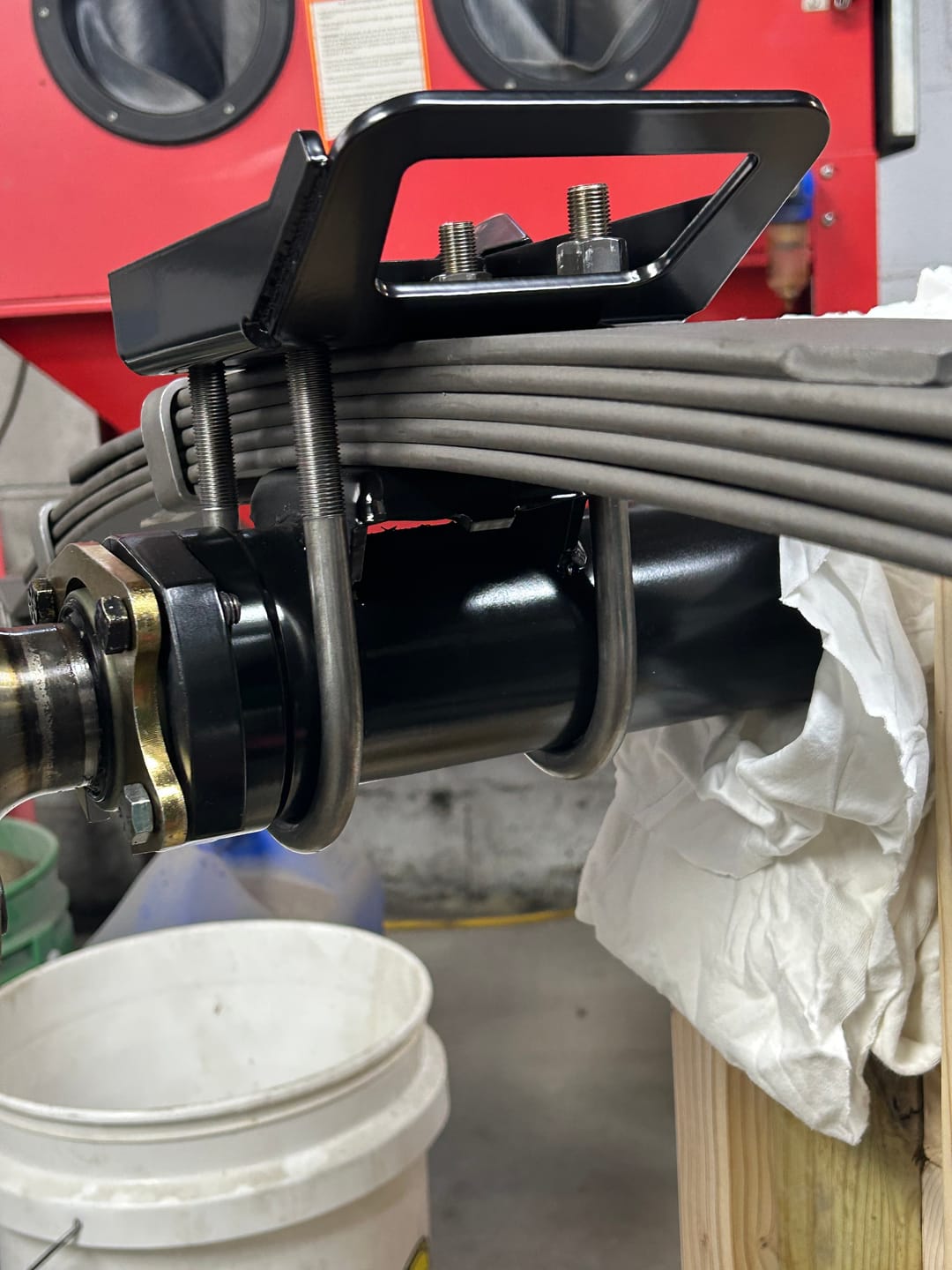Customer photo review of 1/2 Inch Diameter U-Bolts - Round Bend