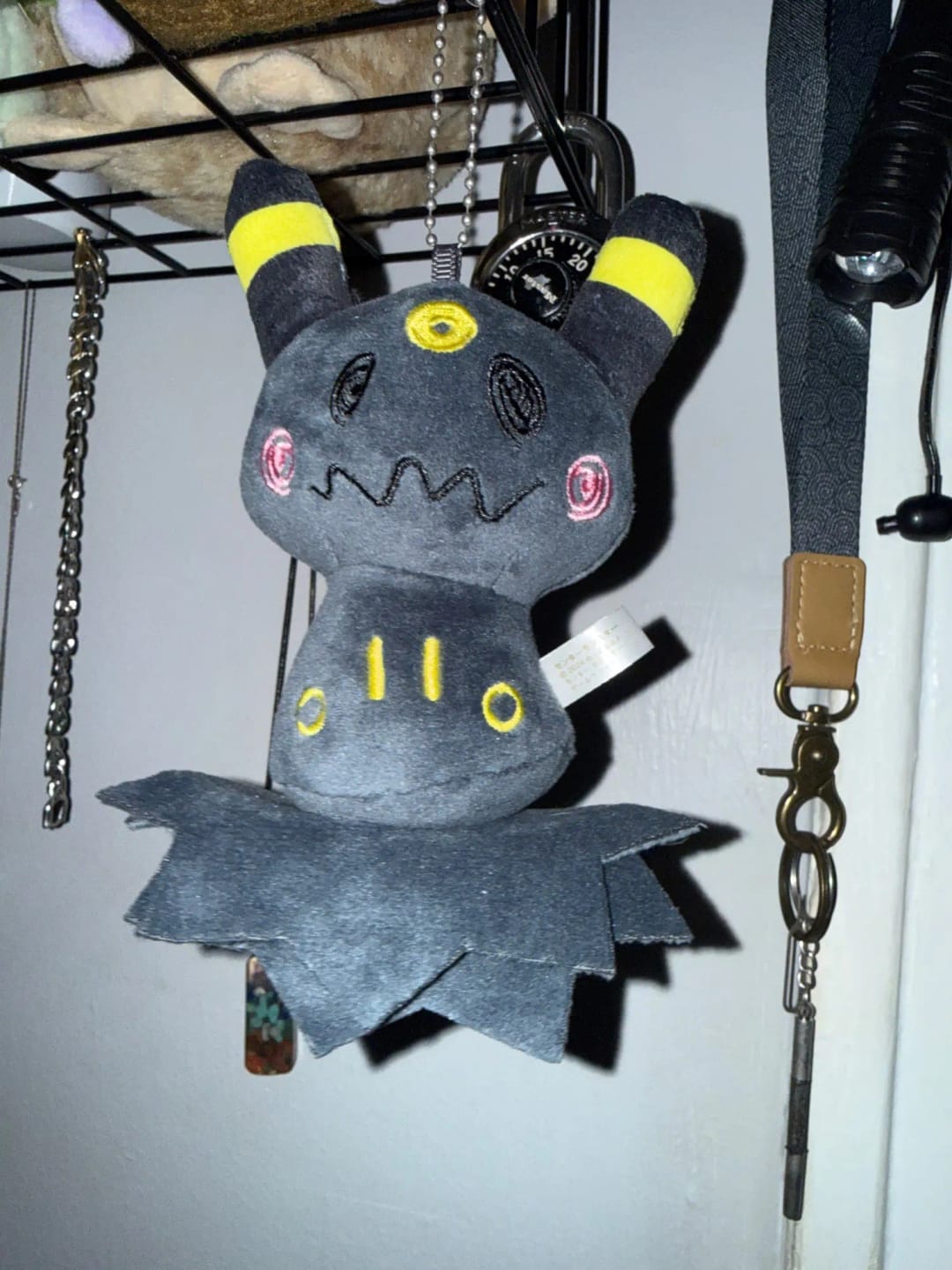 Customer photo review of Mimikyu Eevee Plush Keychain Pocket Monster Cos Eeveelution Snorlax Doll Anime Pendant For Fan Collectible Sylveon Present Decor