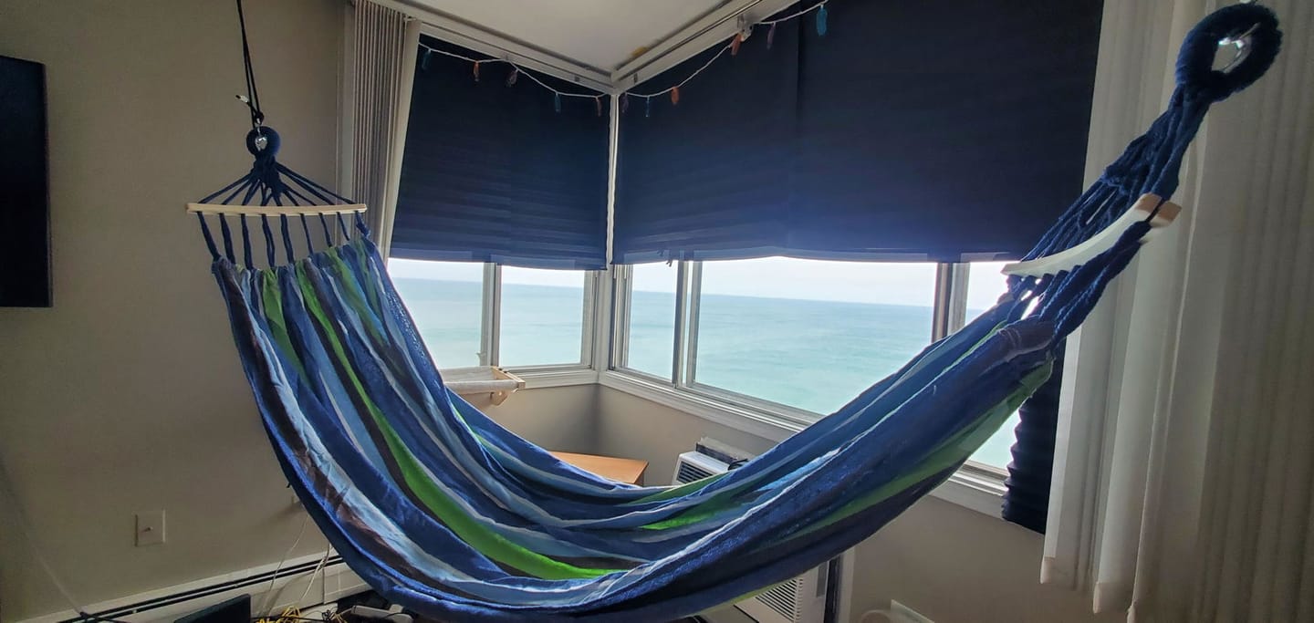 Customer photo review of Self-Locking Rope Tie-Down — 15 Foot, Orange