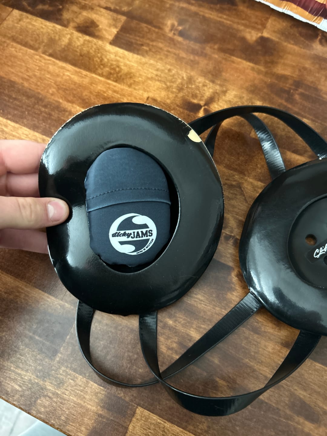 Customer photo review of Wrestling Headgear Pouch + Speaker