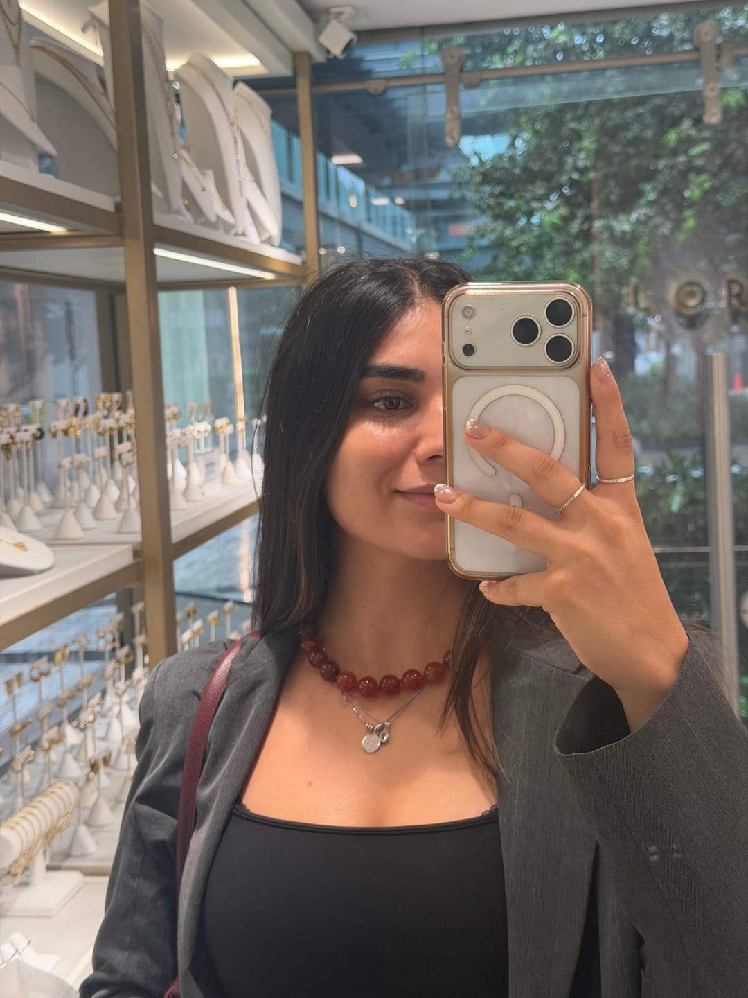Customer photo review of Collar Chunky Bolitas