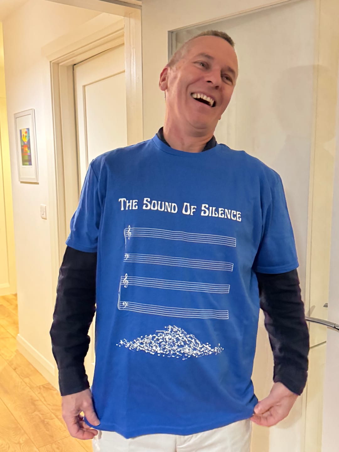 Customer photo review of The Sound Of Silence T-Shirt