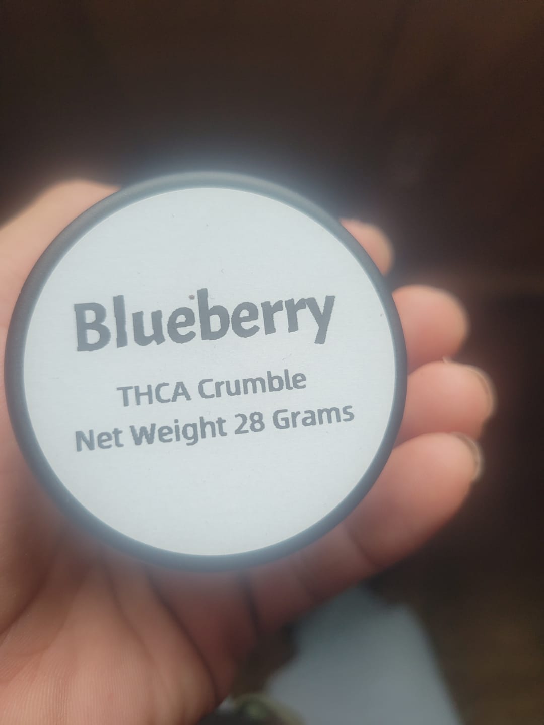 Customer photo review of Blueberry | THCA Crumble