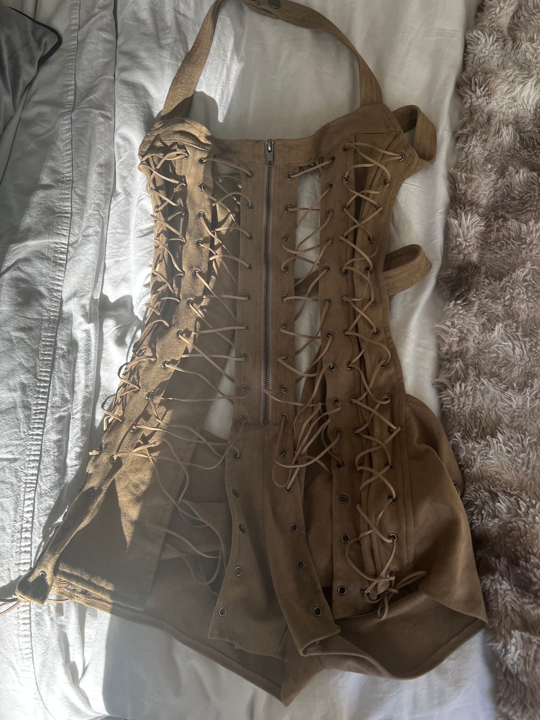 Customer photo review of Vice Body (Tan Suede)