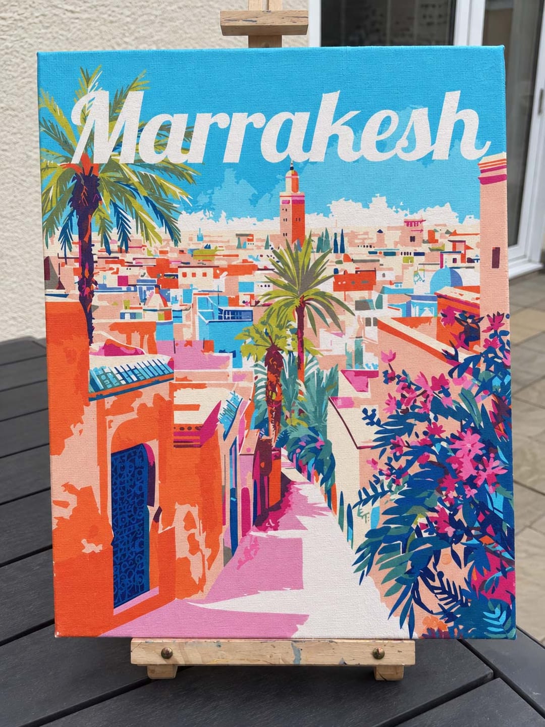 Customer photo review of Affiche de voyage Marrakech