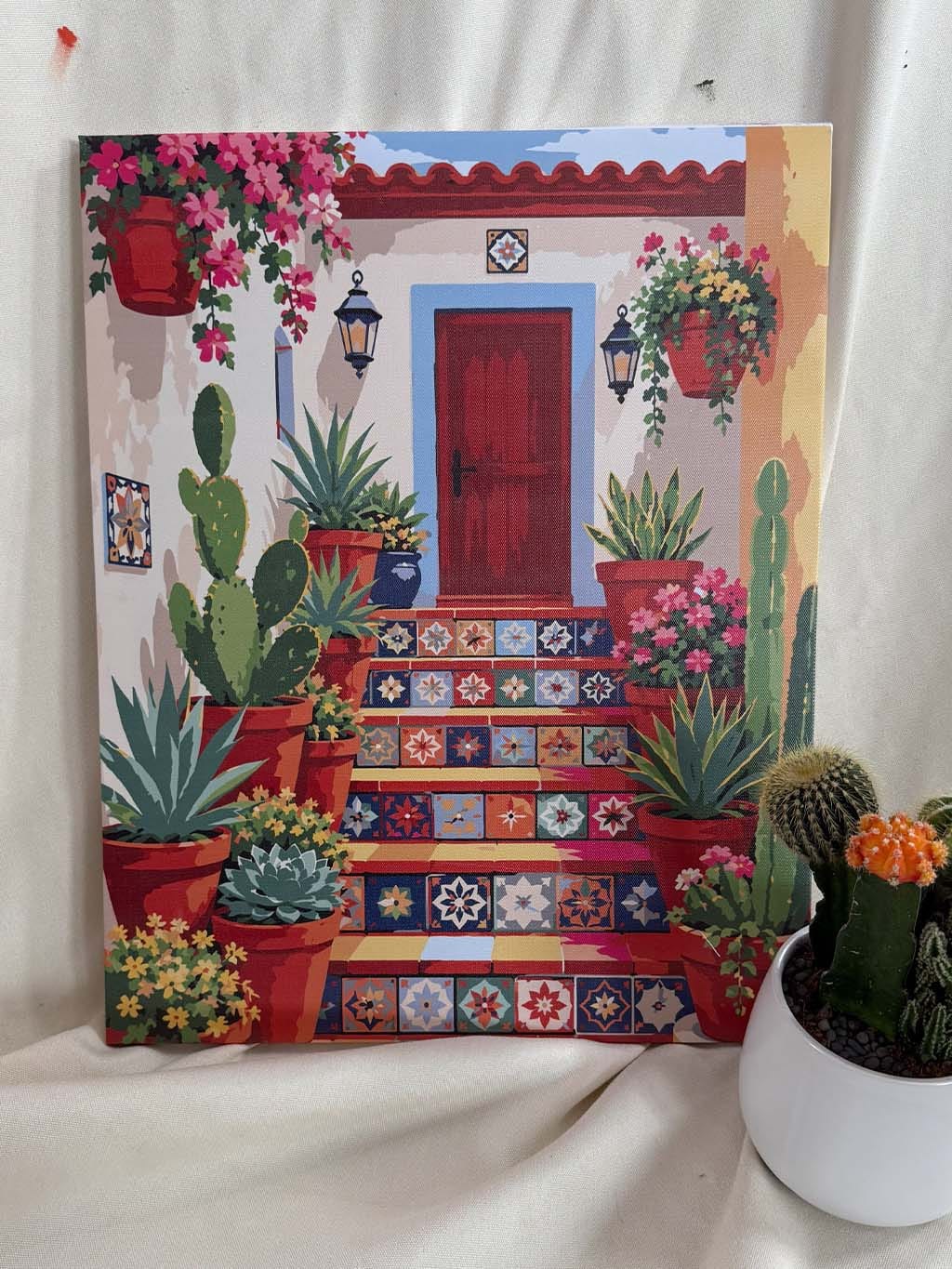 Customer photo review of Escaliers aux marches colorées