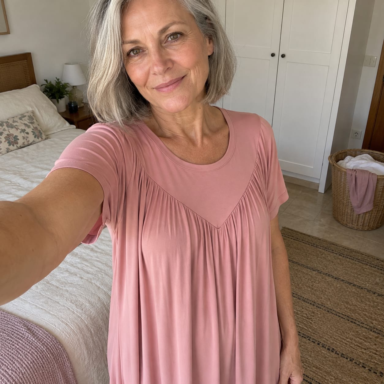 Customer photo review of Conjunto Frescor – Coral