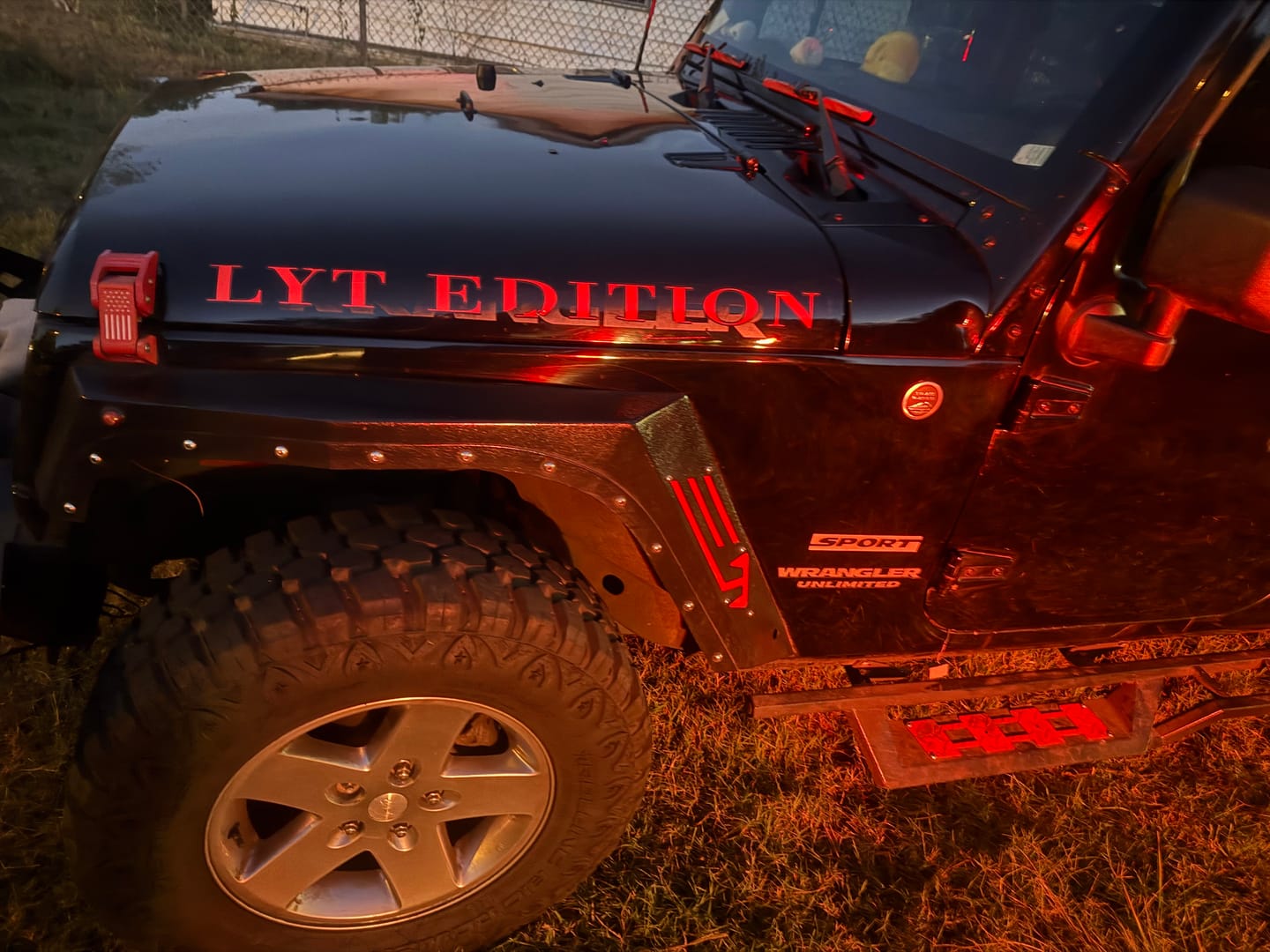 Customer photo review of Hood Lettering | Set of 2