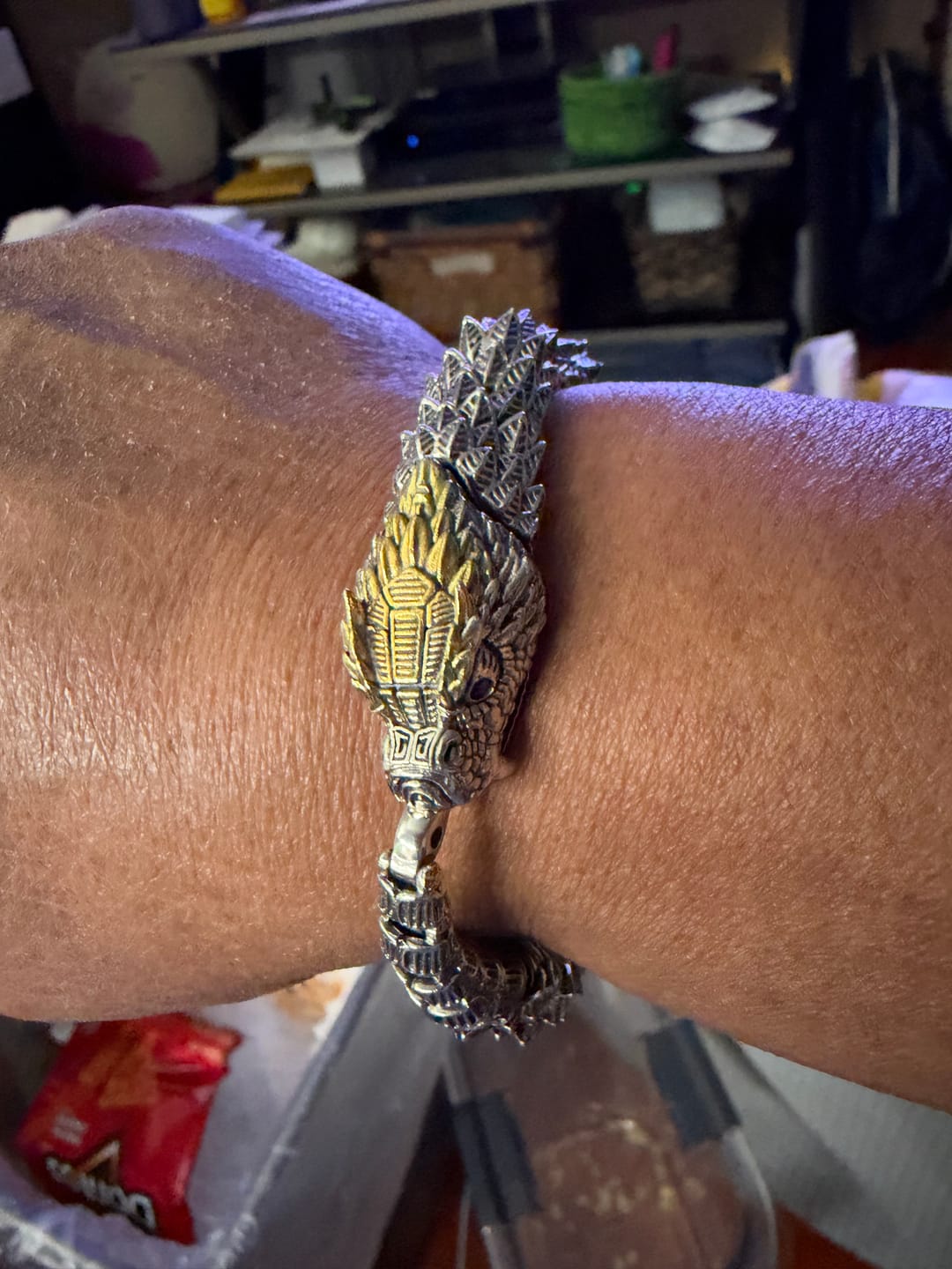 Customer photo review of Jörmungandr - The World Serpent Bracelet