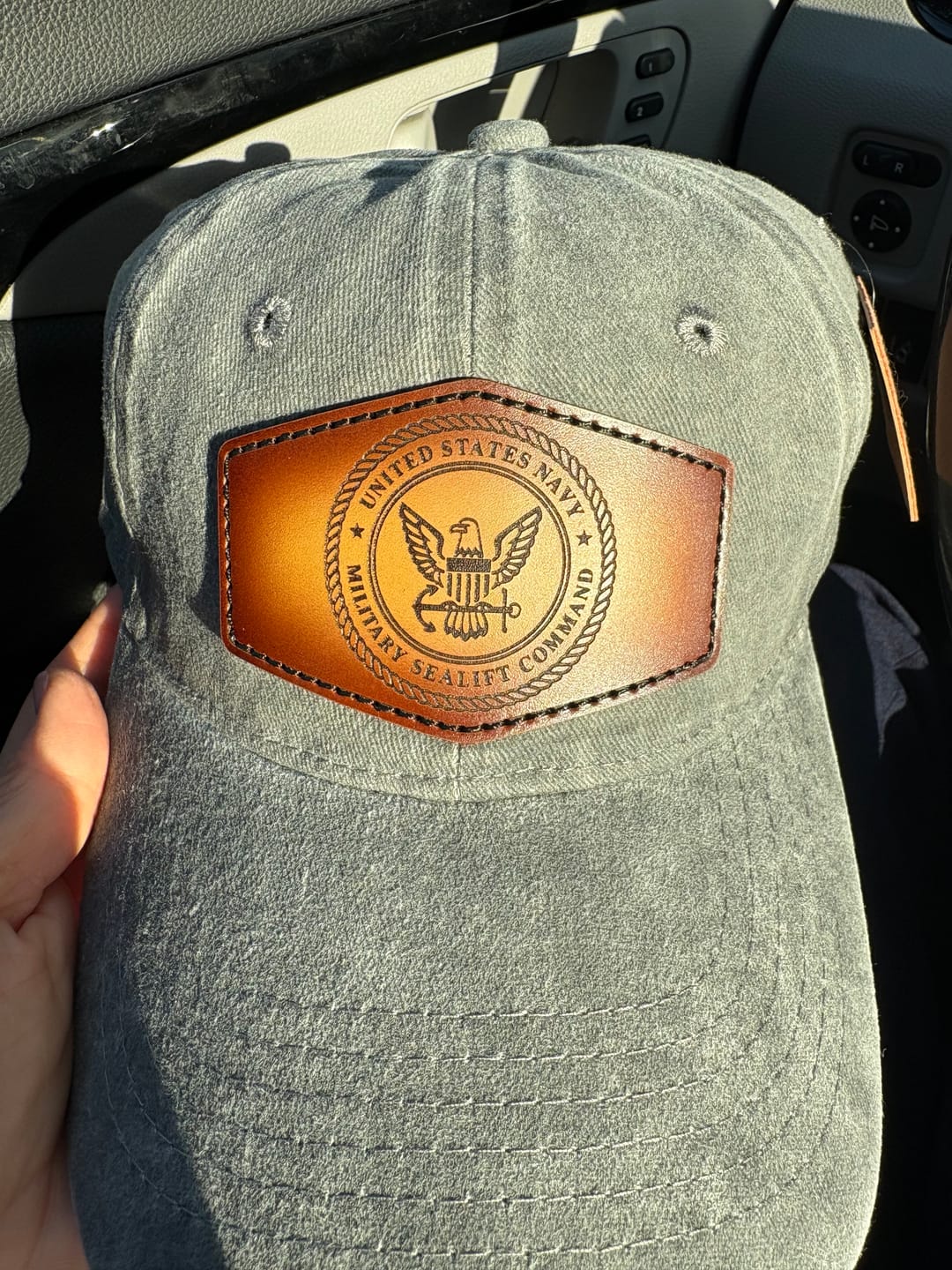 Customer photo review of Richardson 112 Custom Leather Patch Hats