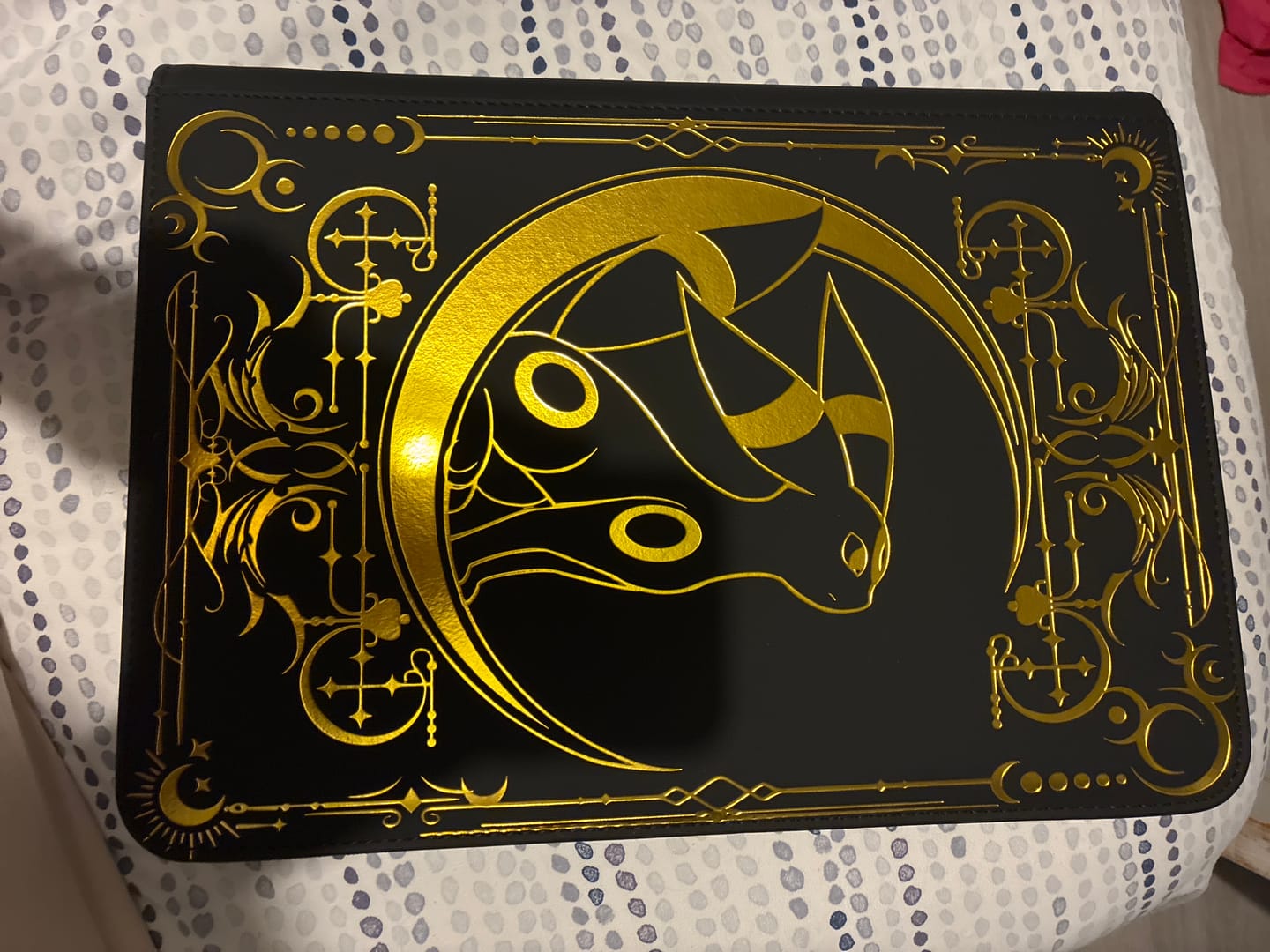 Customer photo review of Lunar Shadow 9-Pocket Trading Card Binder