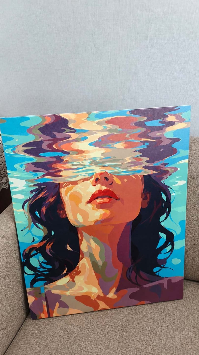 Customer photo review of Le voile de l'eau