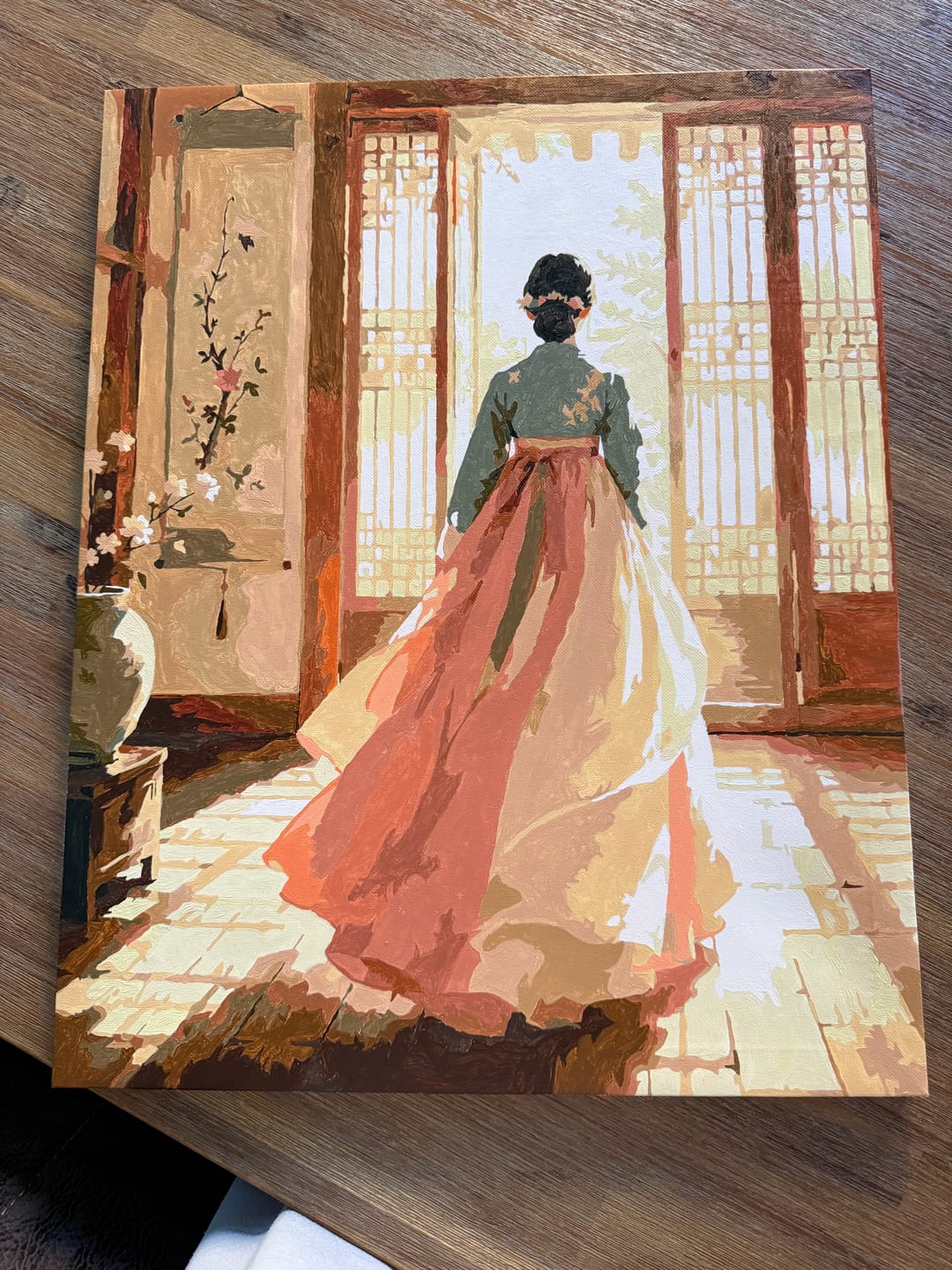 Customer photo review of Malen nach Zahlen - Morgen im Hanbok