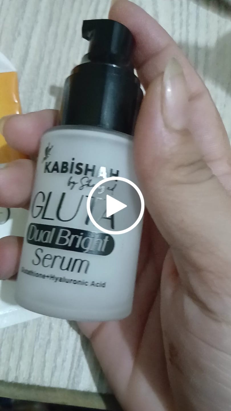 Customer video review of Gluta Dual Bright Serum