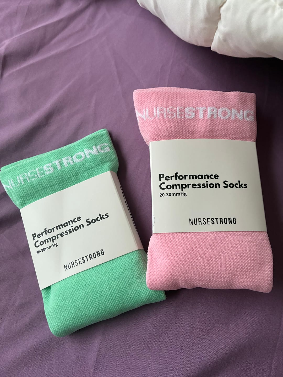 Customer photo review of NurseStrong Performance Compression Socks