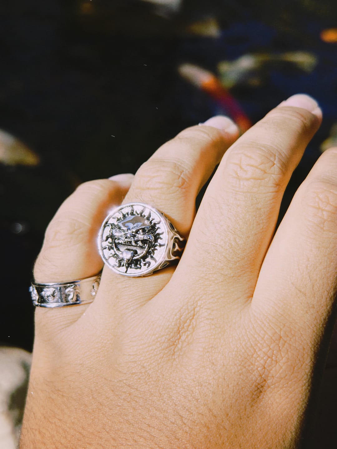 Customer photo review of PSYCHEDELIC LOVE RING