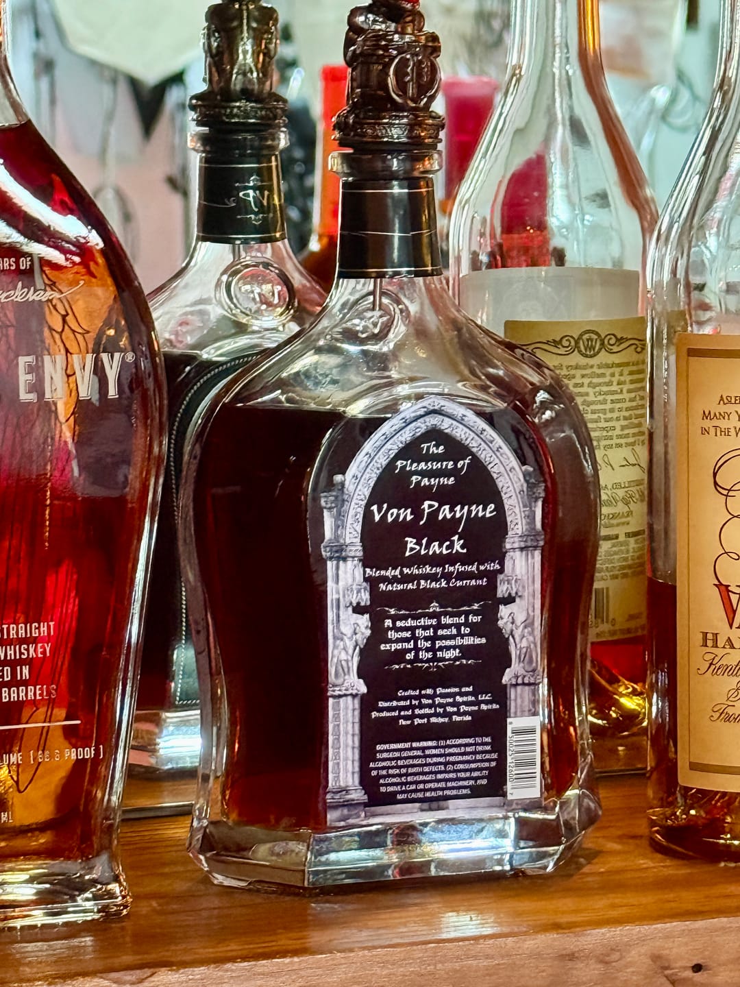 Customer photo review of Von Payne Black Blended Whiskey
