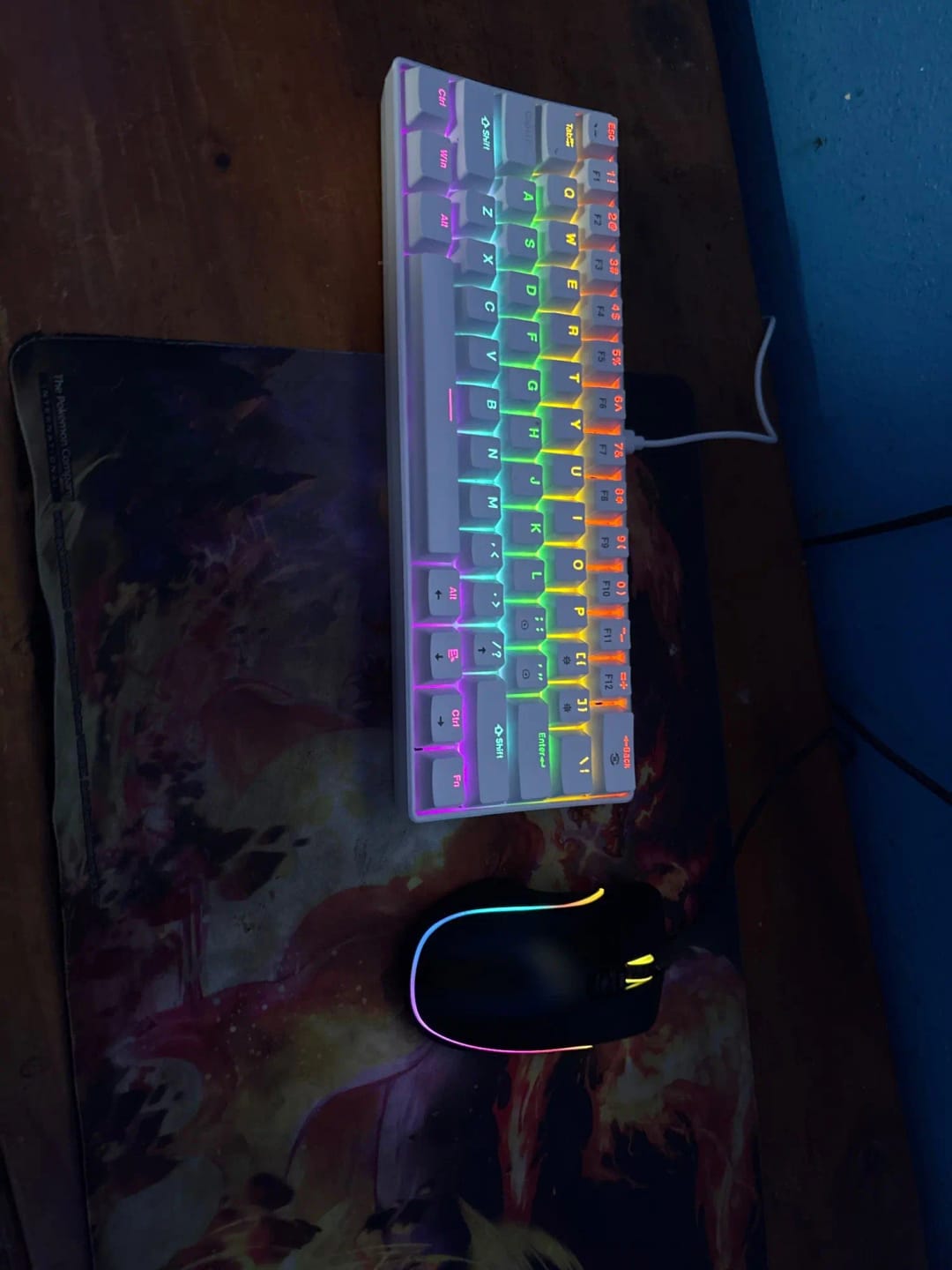 Customer photo review of APAYADO K61 Compact Wired Mechanical Keyboard