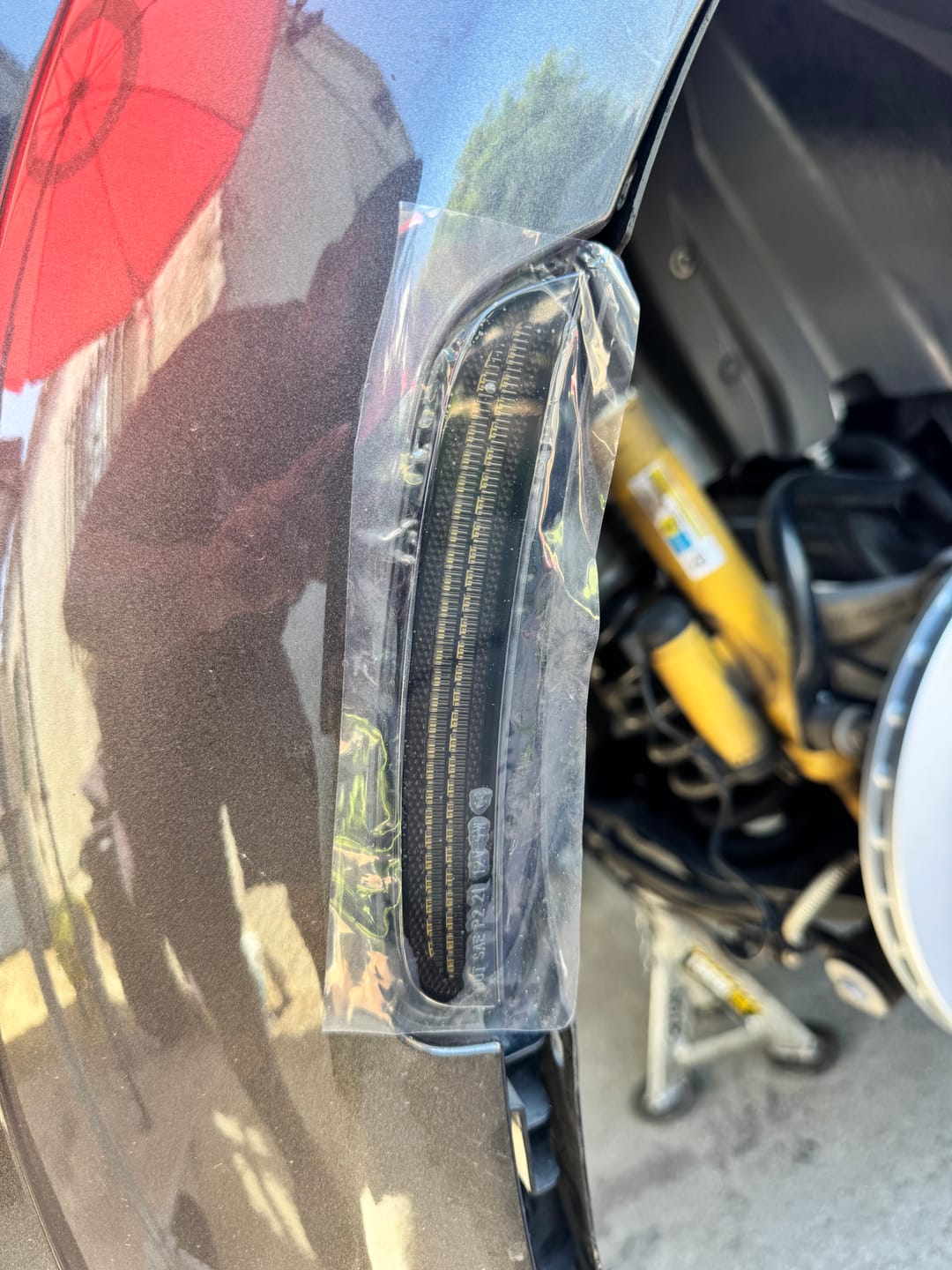 Customer photo review of 2015-2024 Dodge Charger Smoke White LED Side Markers
