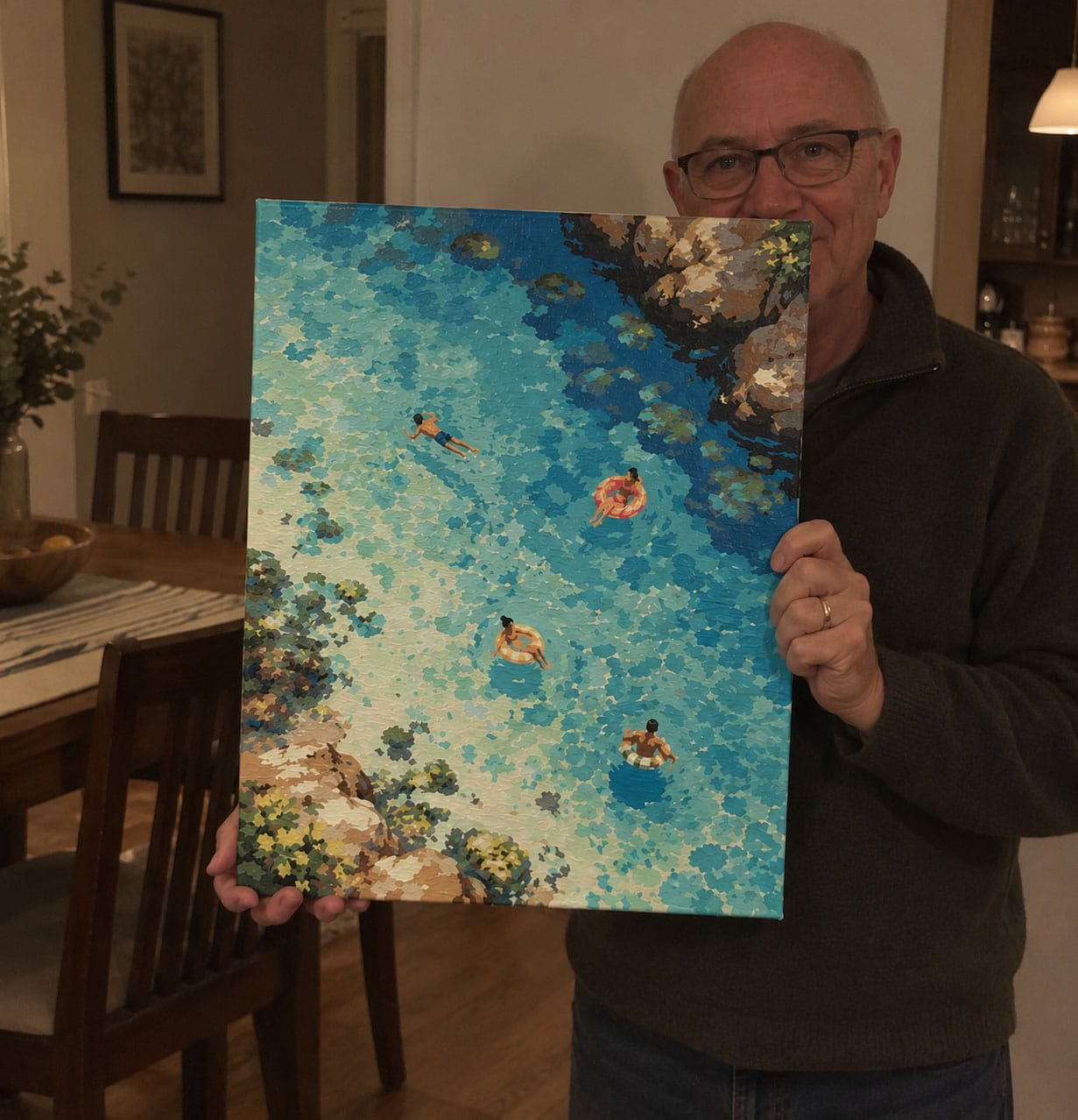 Customer photo review of Paradis turquoise