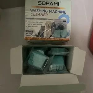Customer photo review of Pastilhas de Limpeza e Eliminação de Odores para Máquina de Lavar – Seguro