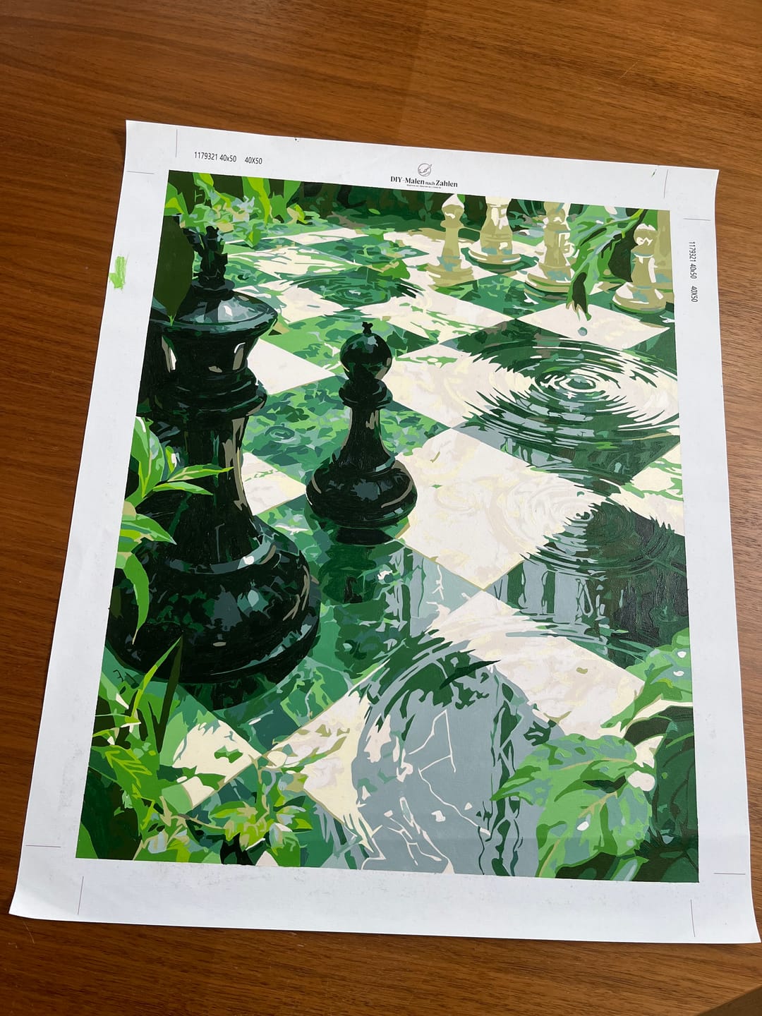 Customer photo review of Malen nach Zahlen - Dschungel-Gambit