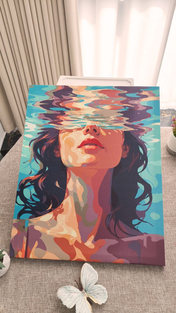 Customer photo review of Le voile de l'eau