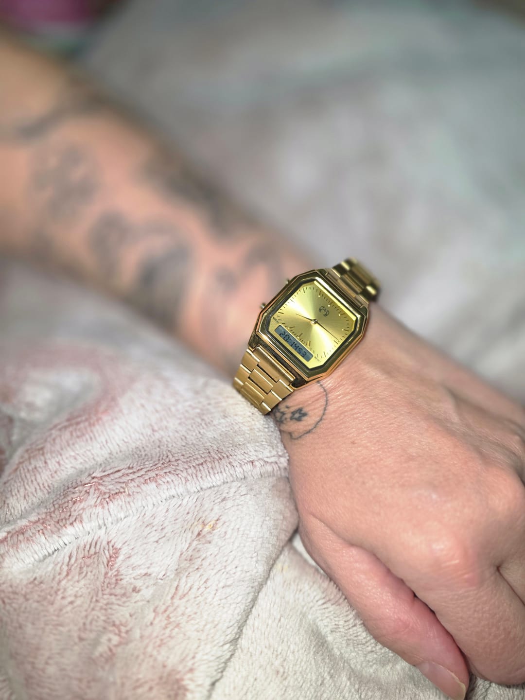 Customer photo review of Reloj Vintage Retro ~ GoldPassion