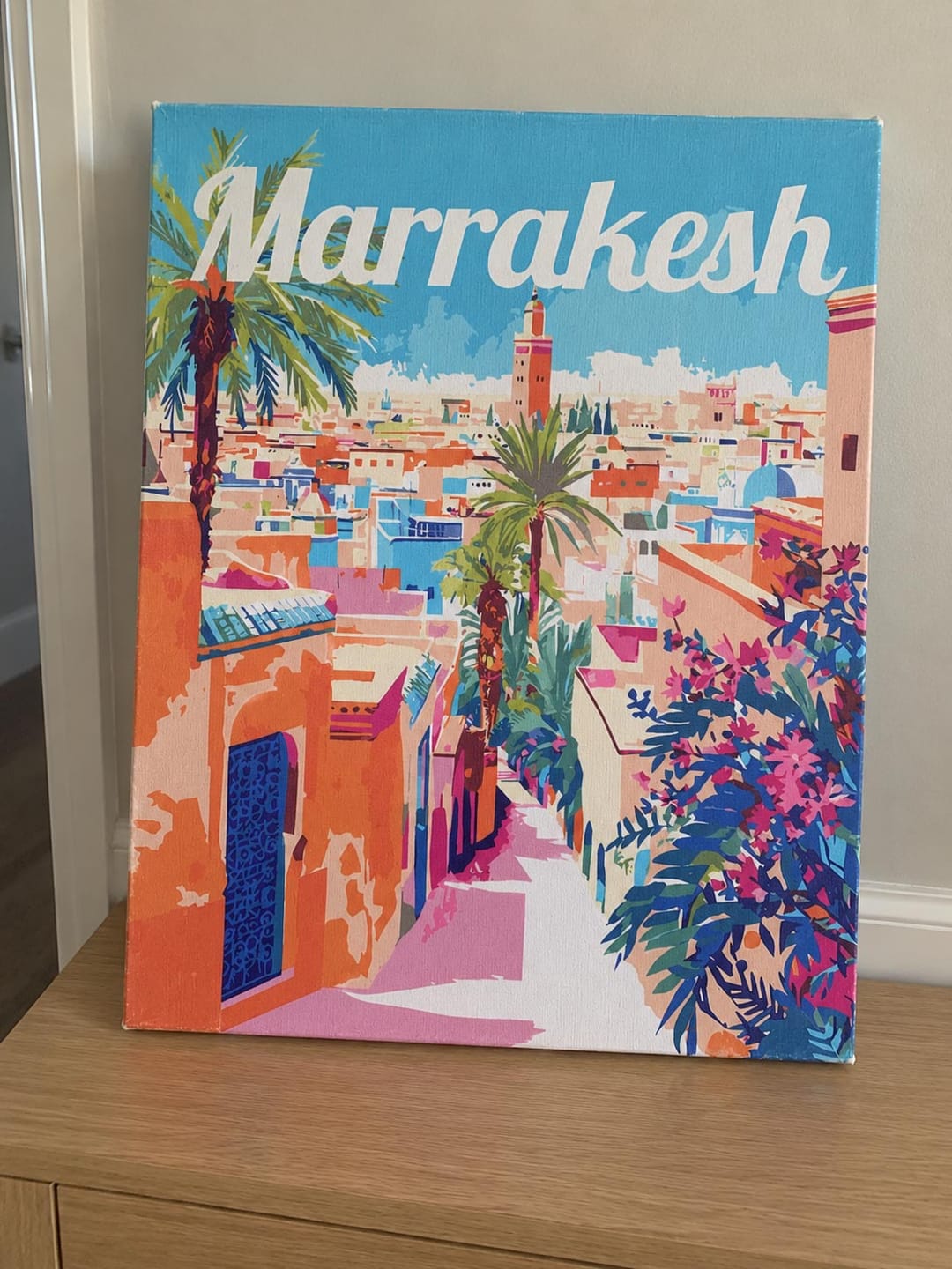 Customer photo review of Affiche de voyage Marrakech