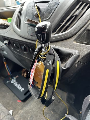Customer photo review of Luxelight™ LED Headlamp — Limited Edition Color Collection