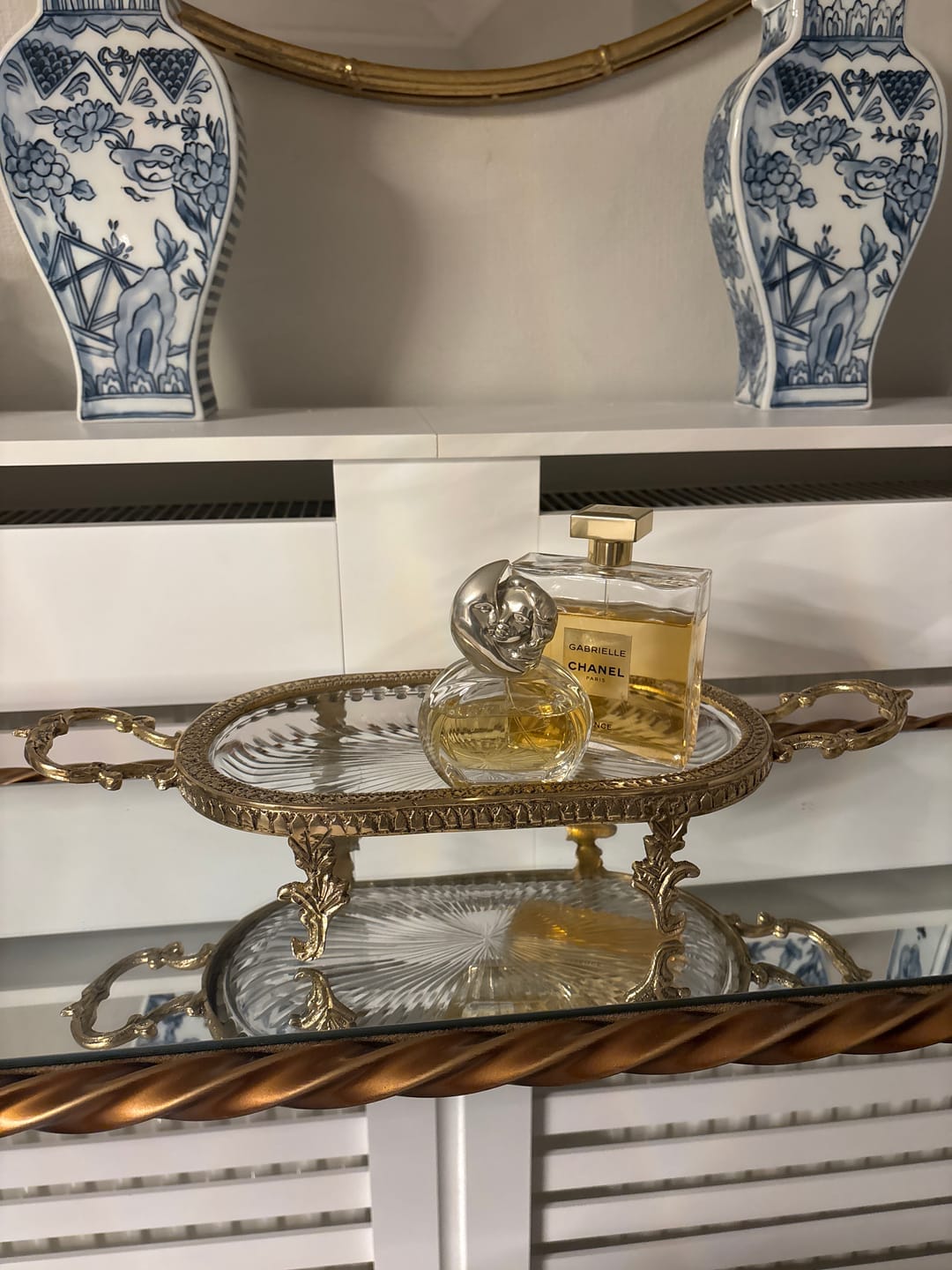 Customer photo review of The Athena Tray & Reed Diffuser | Gift Set