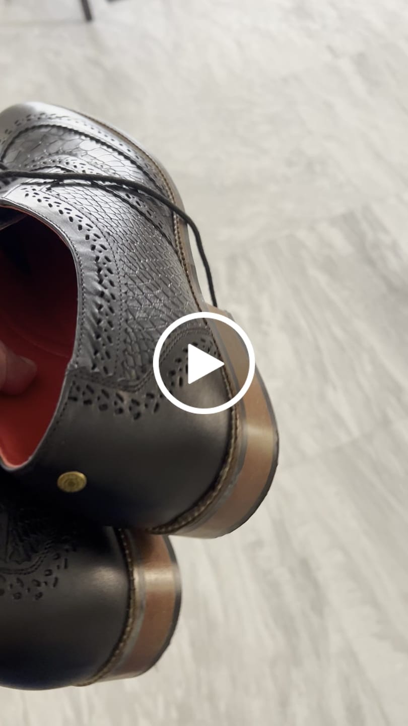 Customer video review of Sartaj Brogues Men