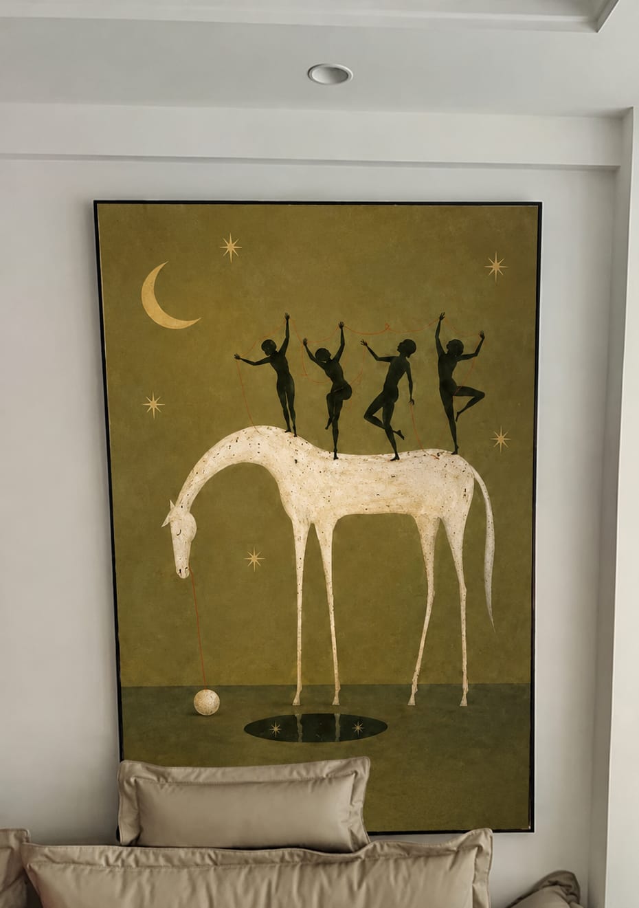 Customer photo review of Moon Dancers-Horse Painting