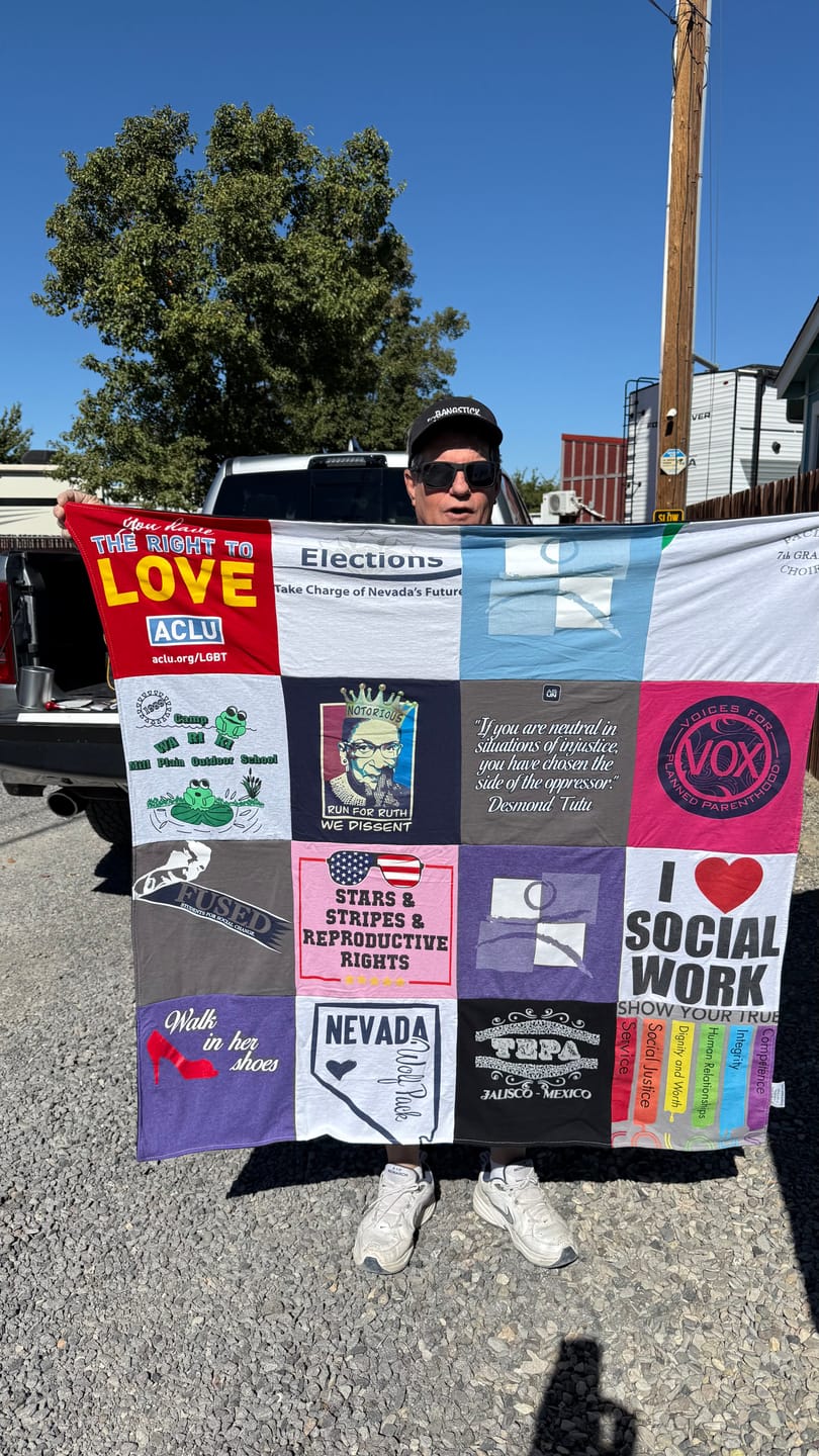 Customer photo review of Project Repat T-Shirt Quilt