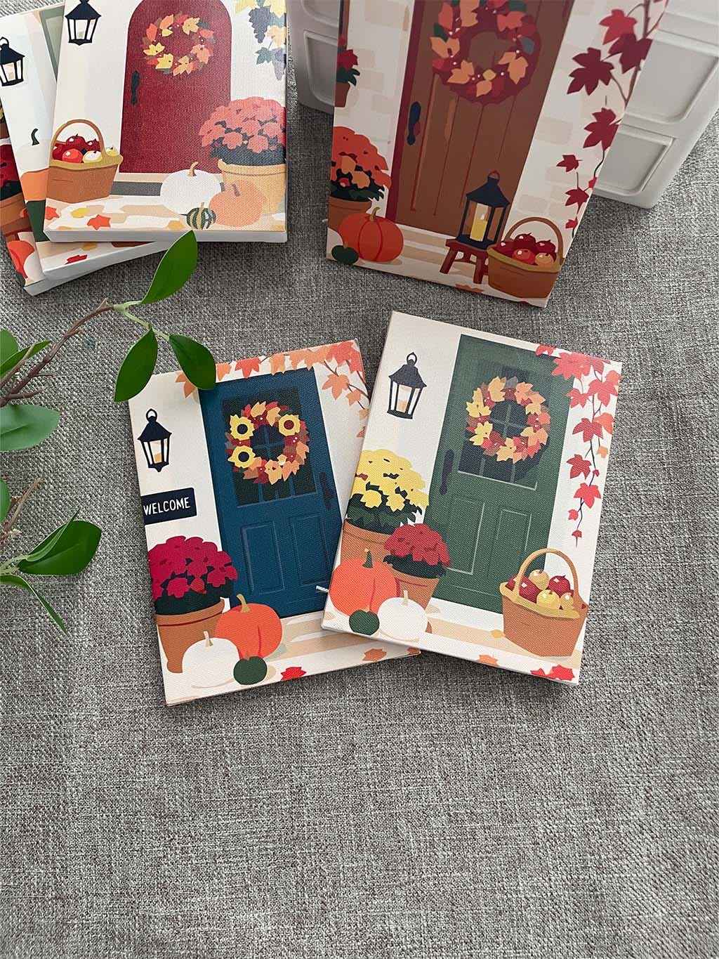 Customer photo review of Mini Peinture par numéros 15x20cm (6 pièces) - Bienvenue à l’Automne