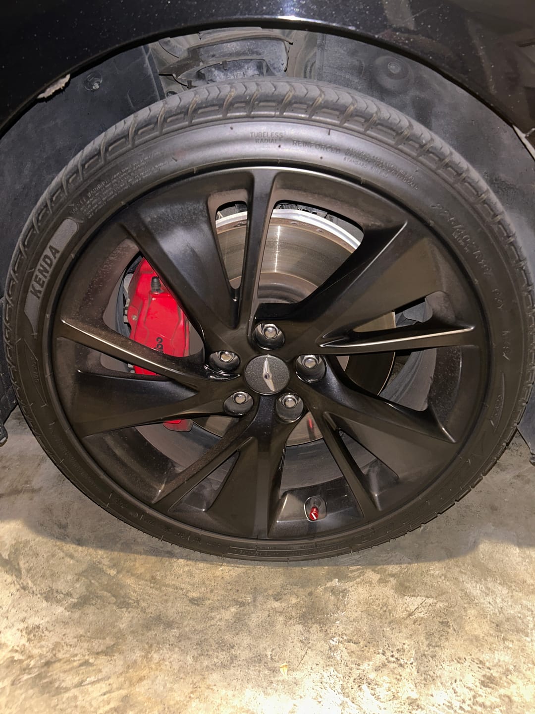 Customer photo review of 80Eighty® Red Valve Stem Caps