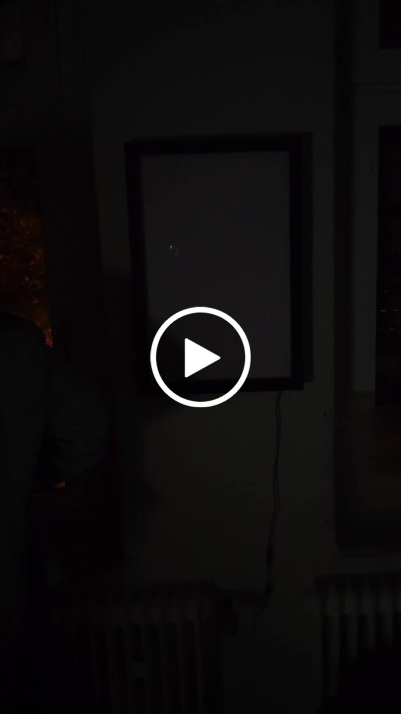 Customer video review of Lightbox Frame (16x24 in)