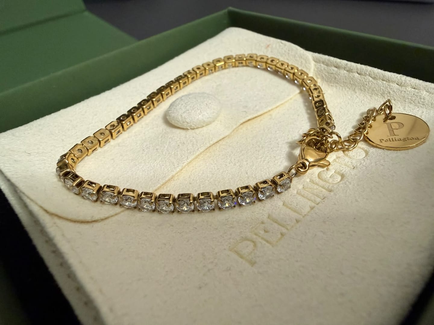 Customer photo review of Hayyat Tennis Bracelet