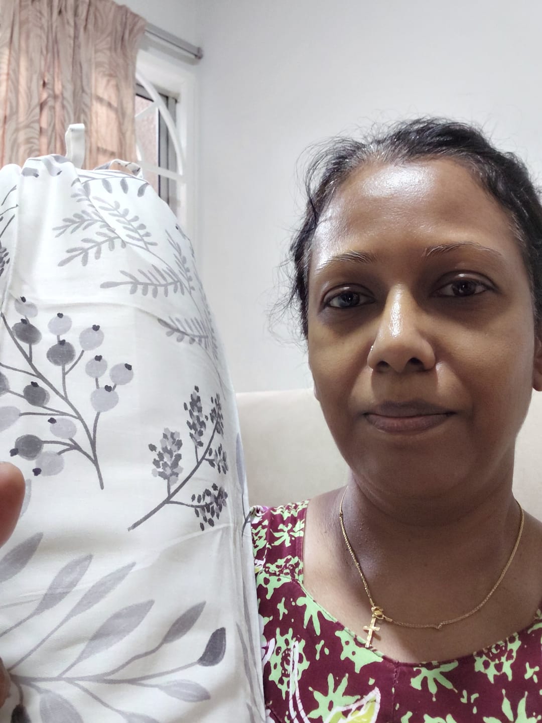Customer photo review of ⚡FLASH SALE⚡Contempo Elowen 100% Cotton Fitted Sheet Set