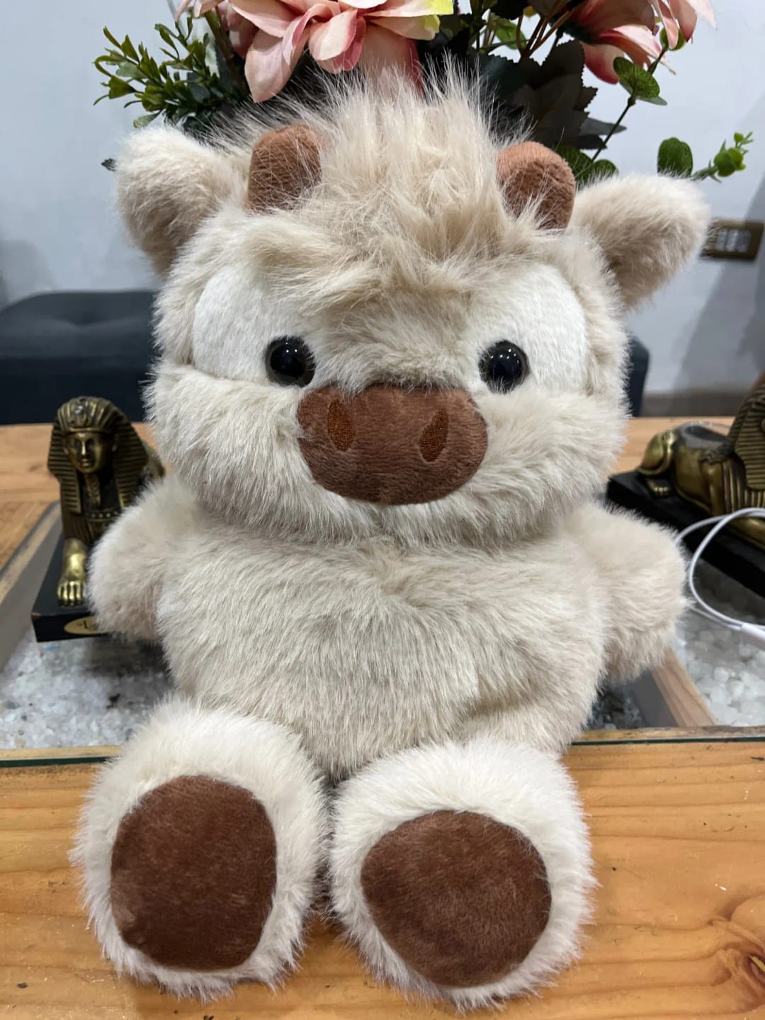 Customer photo review of MooDash BoopJoy – La vaquita de peluche que corre