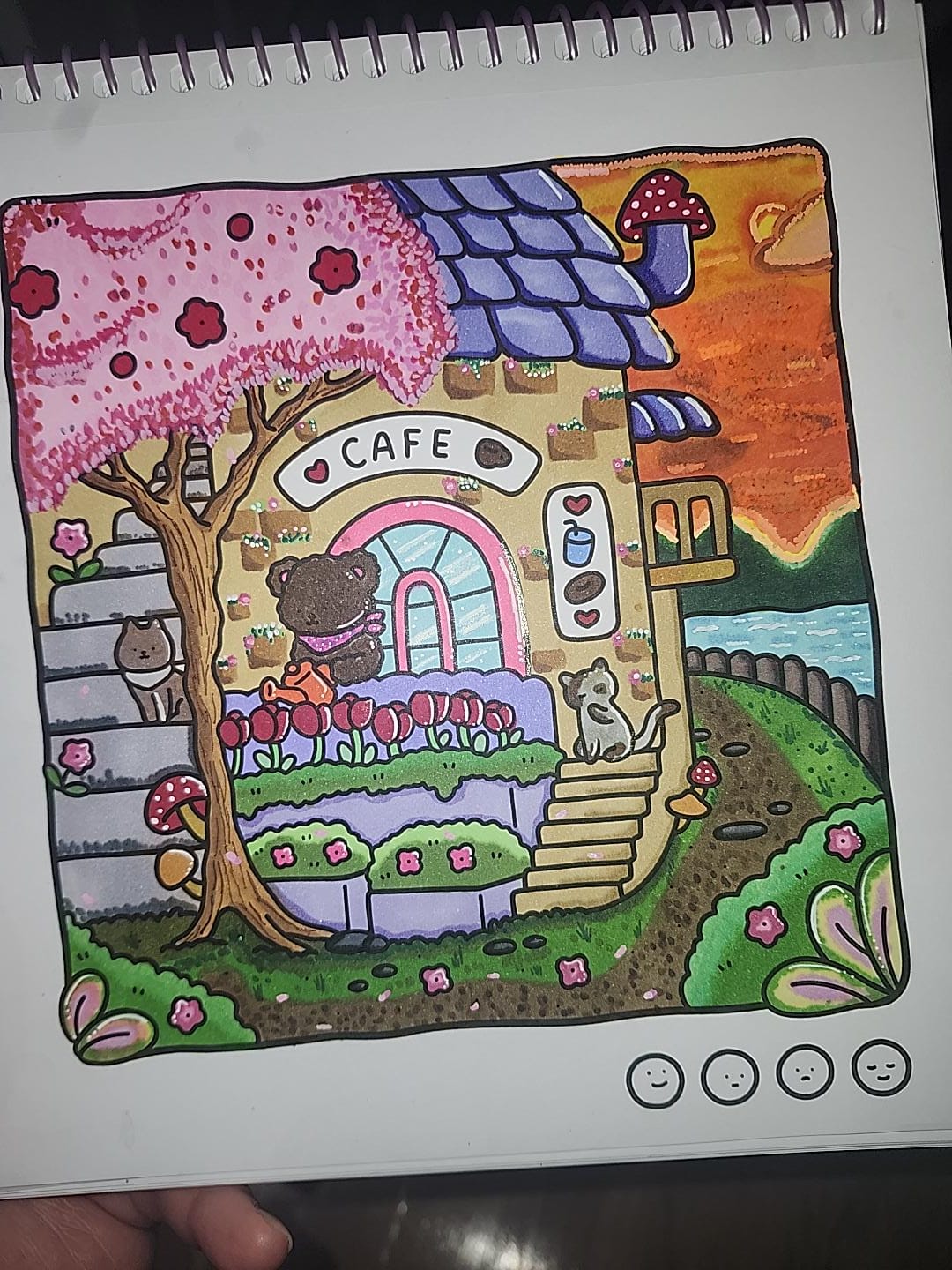 Customer photo review of Ohuhu Nahuku Direct-ink Acrylic Markers