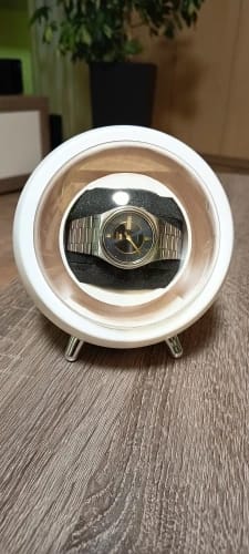 Customer photo review of Remontoir Montre Automatique Blanche – Moteur Mabuchi Silencieux